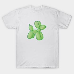 Green Balloon Dog Animal T-Shirt